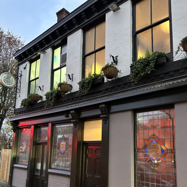 Riverside Kelham front roadside view of pub. Host your parties & celebrations here